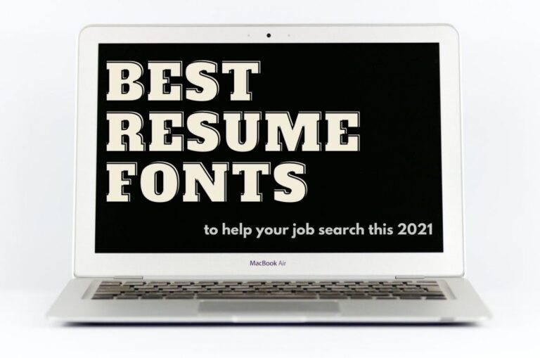 Best Resume Fonts to Consider Using in 2022 | Resume4Dummies